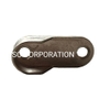 Popular Zinc Alloy Nickle Plated Wardrobe Home Clothes Rod Support Bracket Connector