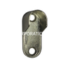 Popular Zinc Alloy Nickle Plated Wardrobe Home Clothes Rod Support Bracket Connector