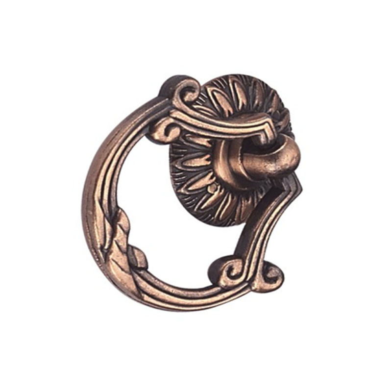 Factory Supply Antique Copper Zinc Alloy 42mm Ring Hanlde Drawer Handle