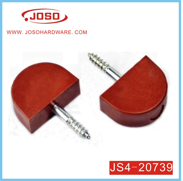 Red Plastic with Nail Zinc Plated Shelf Support for Furniture