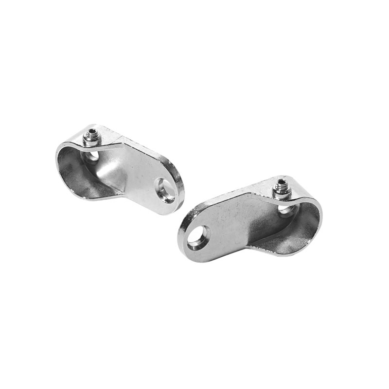 Metal Closet Rail Holder Wardrobe Tube Support Furniture Accessories
