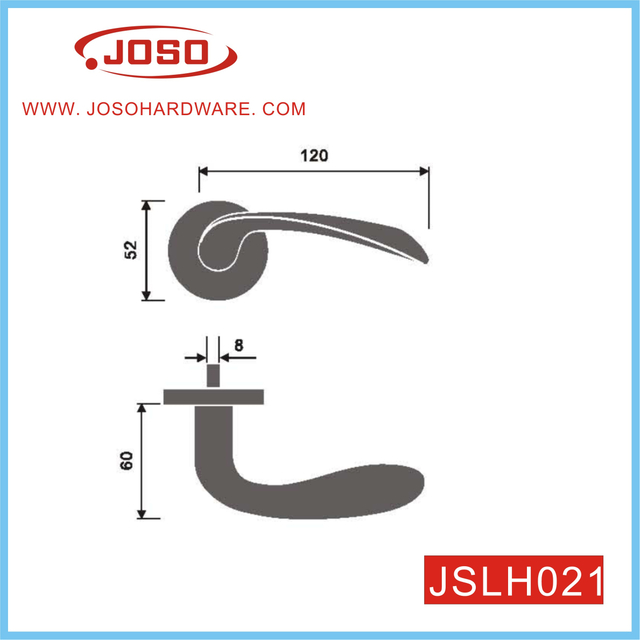 Customized Modern Stainless Steel Door Lever Handle for Home Hallway