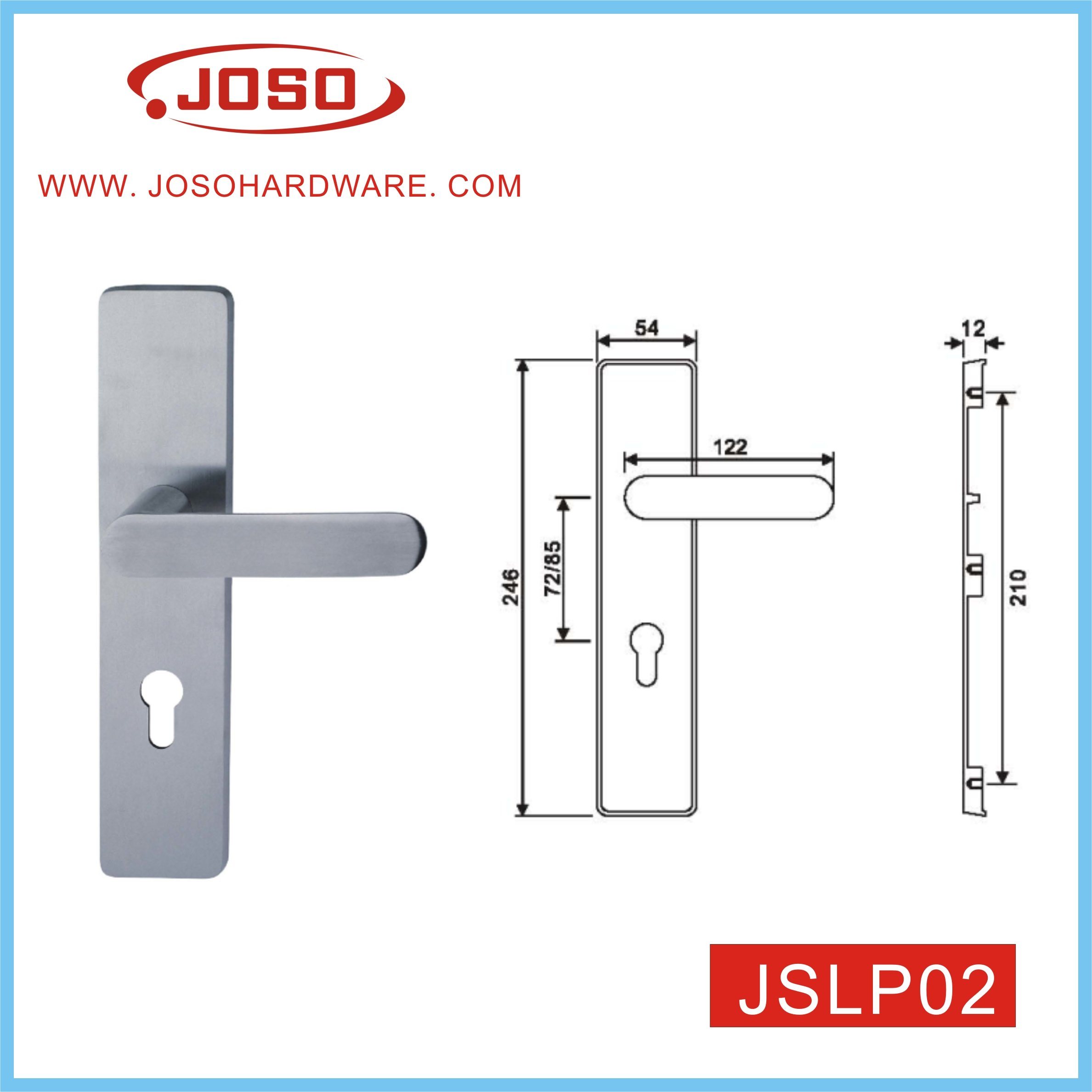 Popular Door Accessories of Lever Handle with Plate for Door