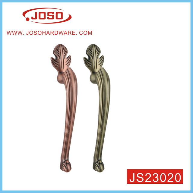 Leaf Shape Noble Elegant Zinc Alloy Door Handle