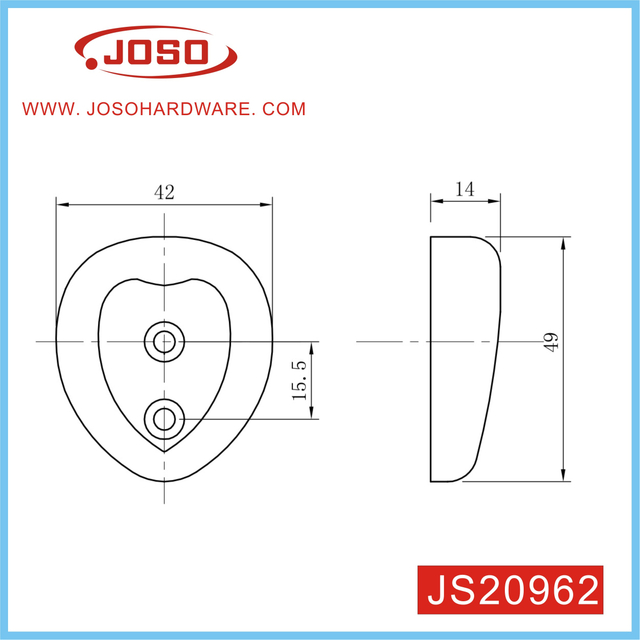 Heart Shape Wardrobe Hanging Rail Support for Bedroom