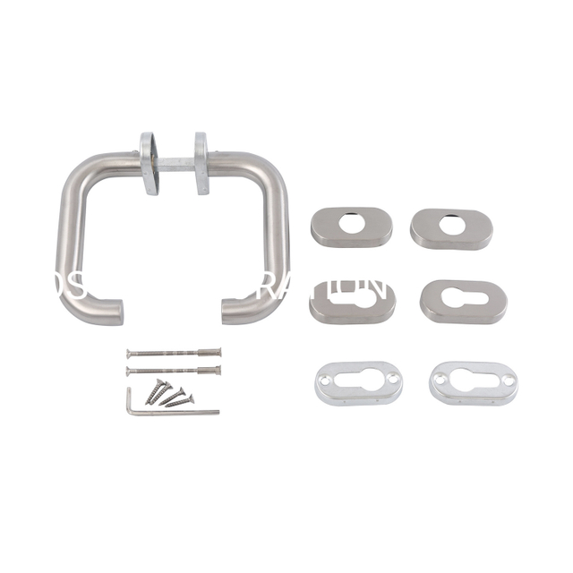 Factory Supply Stainless Steel 304 Glass Door Lever Handle Tubelar Lever Door Handle