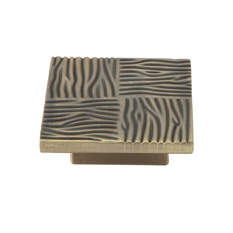 European Style Zinc Alloy 60mm Square Furniture Handle Kitchen Handle