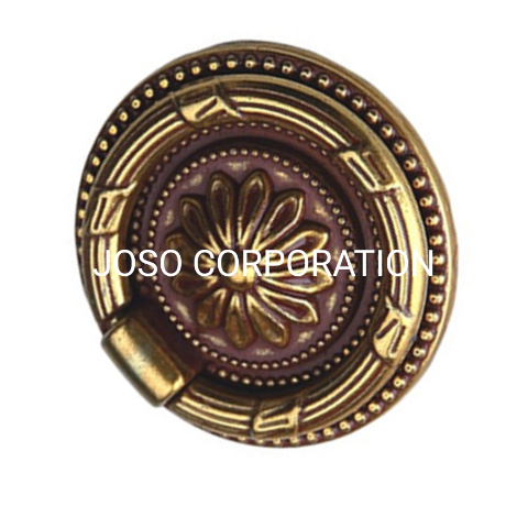 56mm Antique Brass Ring Handle Furniture Handle Furniture Hardware Zinc Alloy Handle