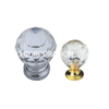 Zinc Alloy Fashion 28mm 32mm Diamond Handle Knob Closet Knob Furniture Handle