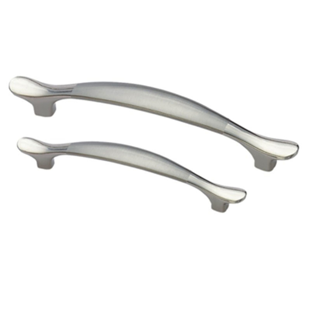 Zinc Alloy Brushed 96mm 128mm Kitchen Handle Chest Handle