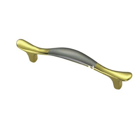 Wholesale Golden and Grey 128mm Furniture Pull Handle Kitchen Closet Handle