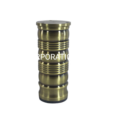 Factory Supply Diameter 50mm Aluminum Cabinet Leg Furniture Leg Cabinet Leg Hardware