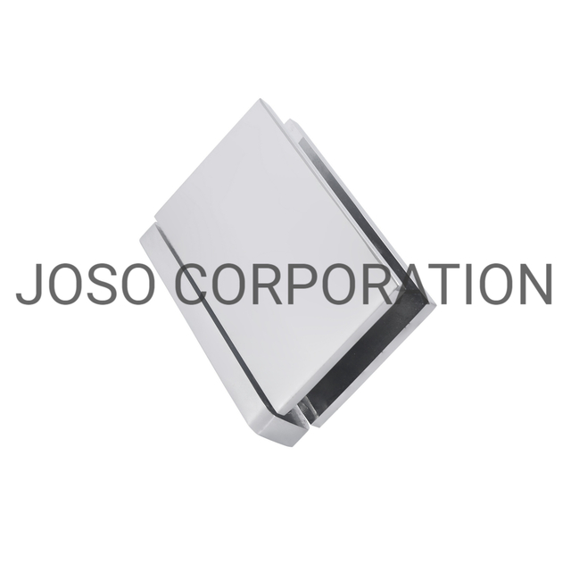 Glass Door To Wall Brass Glass Clip 90degree for 8-10mm Glass Door Shower Room Accessories Bright Chrome