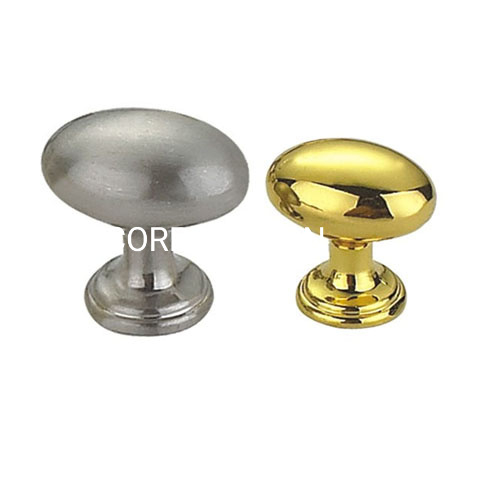 Hot Sale Zinc Alloy 22mm Mushroom Golden Door Knob Office Drawer Knob
