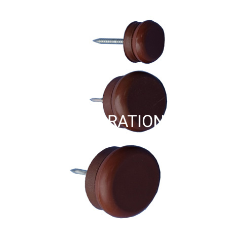 Hot Sale Brown PP Nail Glide Furniture Hardware Table Protector Furniture Accessories
