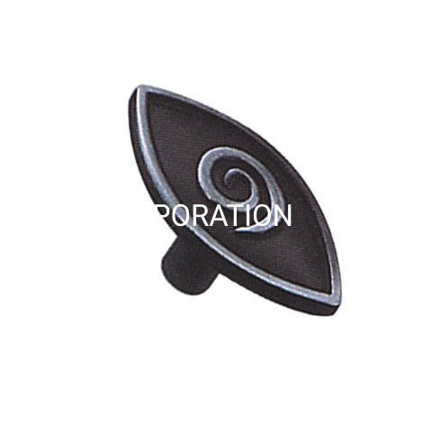 Retro Zinc Alloy 50mm Blue Painting Drawing Knob Kitchen Handle Cabinet Knob