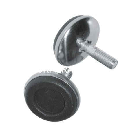 Popular Plastic with Steel Adjustable Bolt Screw Cabinet Hardware Table Leg Connector