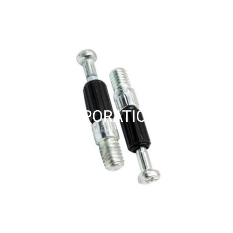 Popular Metal Bolt with Plastic Furniture Fitting Drawer Connector Cabinet Fitting Shelf Support