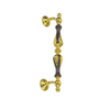 Factory Supply Zinc Alloy 300mm 450mm Black And Golden Door Furniture Handles Furniture