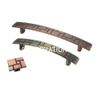 Zinc Alloy Antique Brass 96mm 128mm 160mm Square Handle Chest Handle