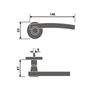 Top Sale Stainless Steel 304 Customized Lever Handle Small Handle