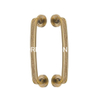 European Style Zinc Alloy Golden 270mm Door Handle Office Innerdoor Handle