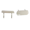 PP with Metal White Double Nail Glide Furniture Accessories Table Protector