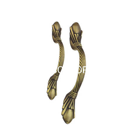 Zinc Alloy Antique Brass 128mm Cabinet Handle Furniture Handle Closet Handle