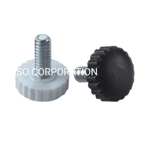 White Black 20mm Adjusting Screw of Furniture Hardware for Sofa Leg