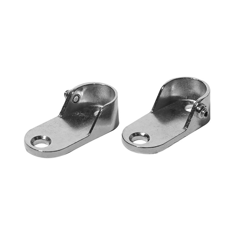 Metal Closet Rail Holder Wardrobe Tube Support Furniture Accessories