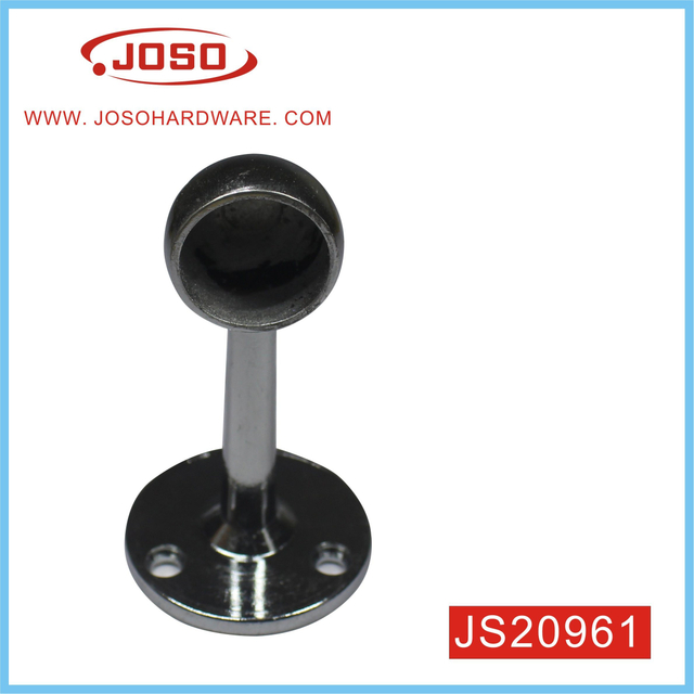 24mm Chrome Plated Small End Bracket-Pair Rail Support for Bedroom