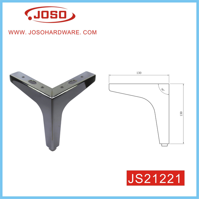 Bright Chrome Metal Furniture Leg for Table