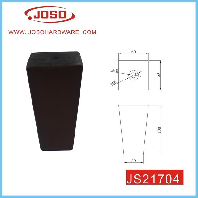 Solid Wood Furniture Rectangle Leg for Dresser And Armchair