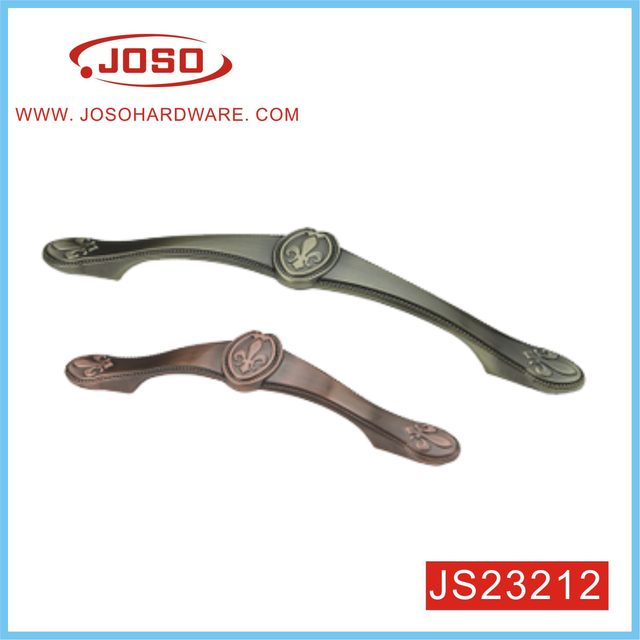 Art Deco Style Antique Copper Pull Handle for Cupboard Drawer