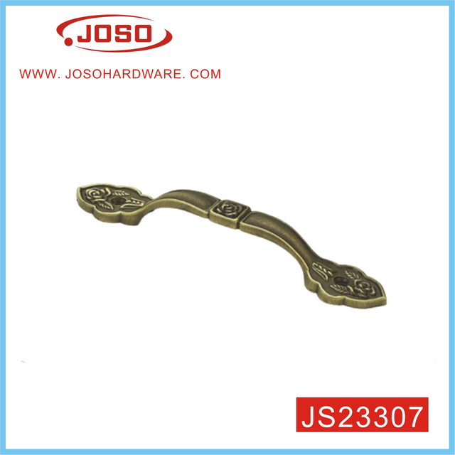European Vintage Antique Brass Furniture Handle for Bedroom Drawer