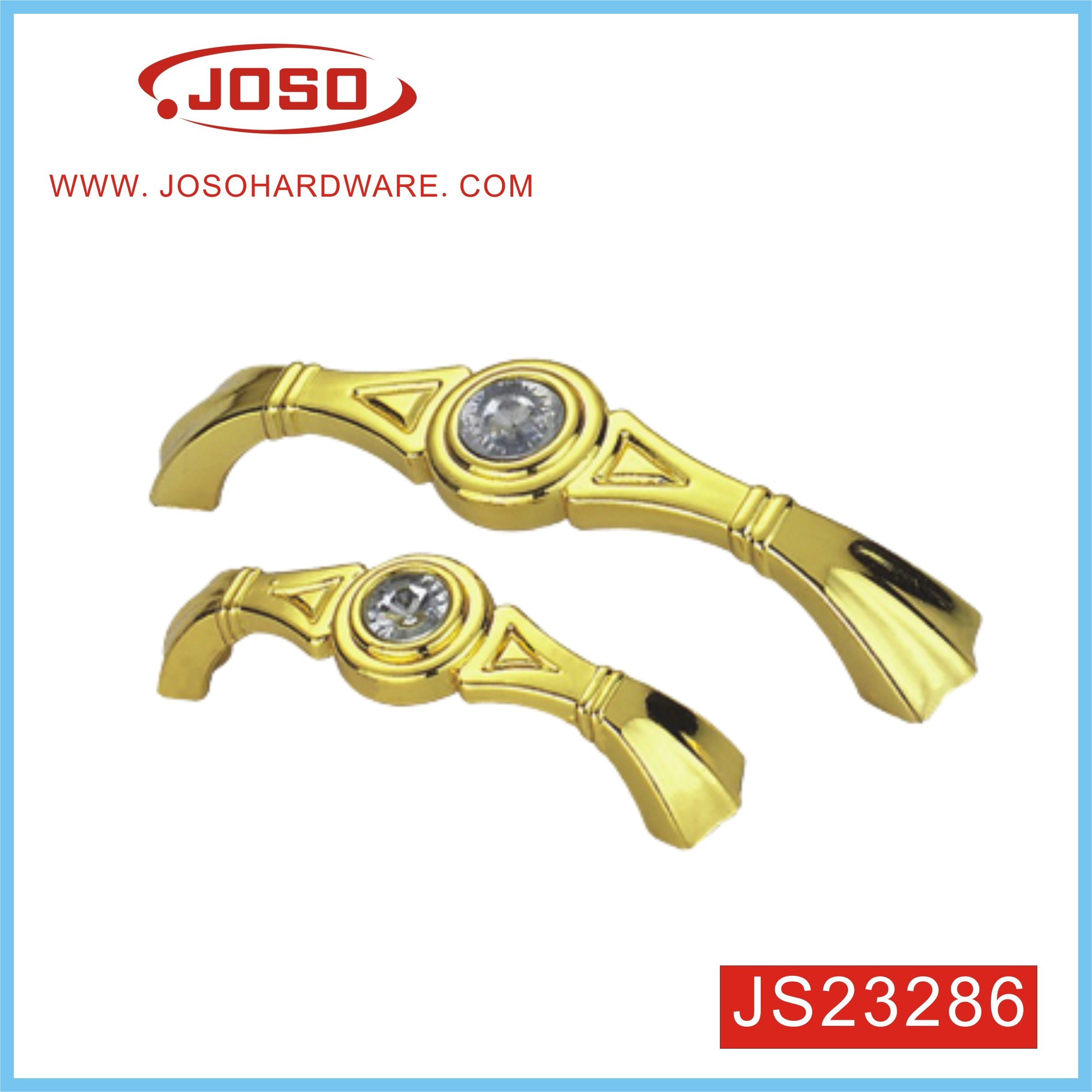 Wholesale Modern Gold Diamond Furniture Handle for Dresser Drawer