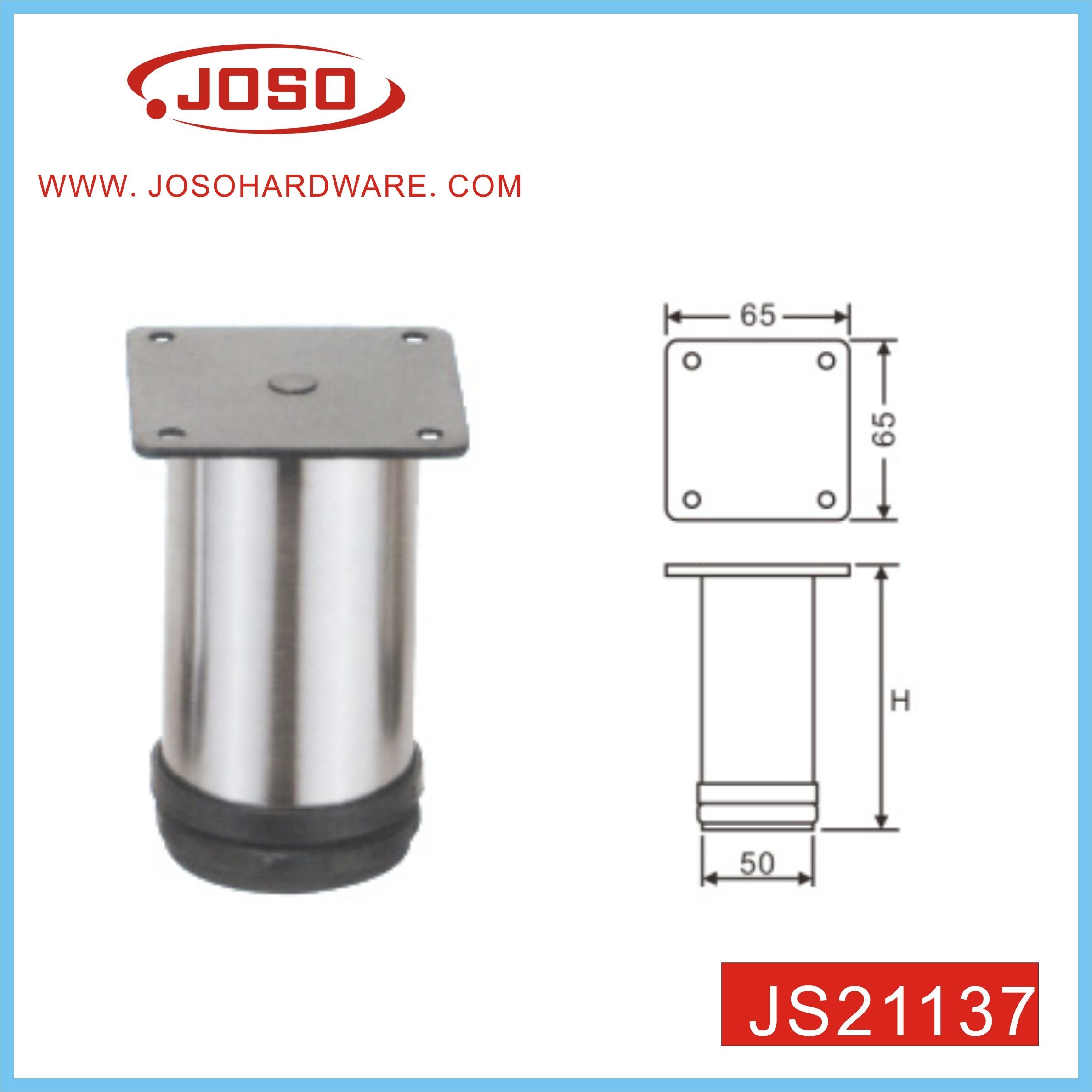 Js21137 Double Protector Strong Furniture Leg for Sofa