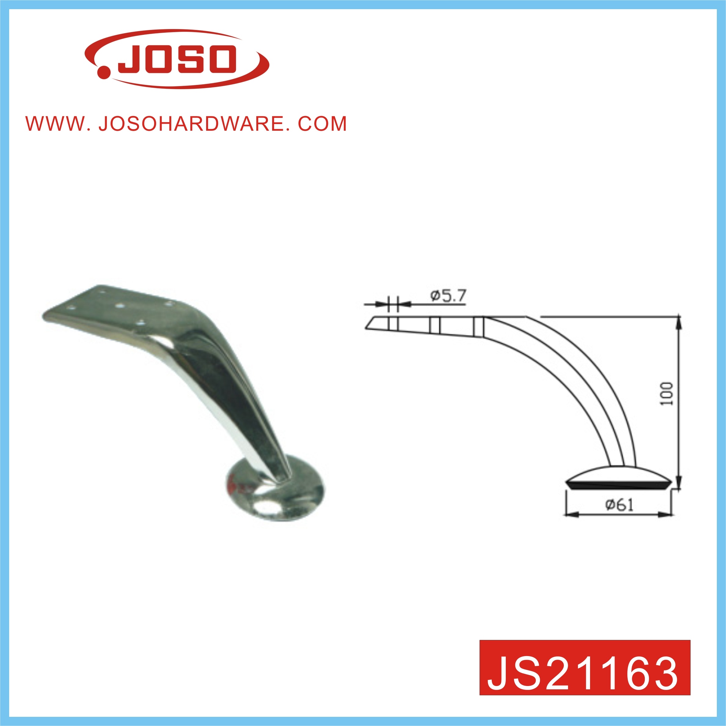 Factory Bulk Production Whole Sale Furniture Leg for Sofa