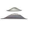 Factory Supply Shell Style Zinc Alloy 32mm Furniture Pull Handle Wardrobe Handle