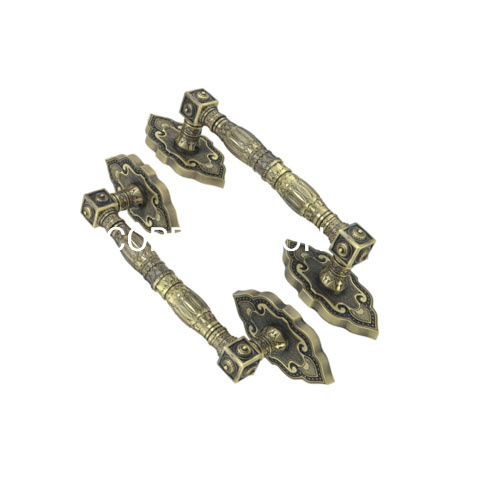350mm 400mm Zinc Alloy Antique Brass Handle Closet Handle Bedroom Accessories