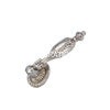 European Style Zinc Alloy 70mm Classical Silver And Golden Handle Door Handle