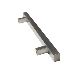 Square Tubelar Stainless Steel Glass Door Handle Furniture Hardware Cabinet Accessories