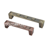 Classical Zinc Alloy Antique Copper Furniture Rectangle Handle Drawer Handle Closet Handle