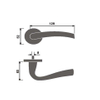 Factory Supply Stainless Steel 304 Fashion Lever Handle Big Door Handle