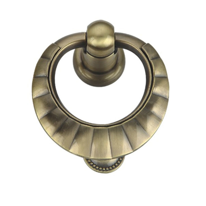 Zinc Alloy Antique Brass 108mm Ring Handle Drawer Handle Chest Accessories