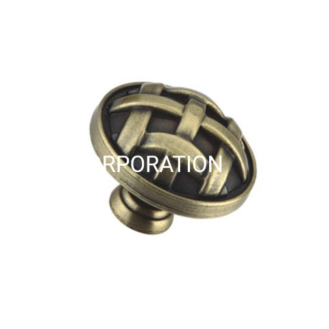 Classical Zinc Alloy Antique Brass 35mm Knob Furniture Accessories Cabinet Knob