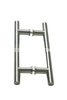 H Shape Stainless Steel Glass Door Handle Tube Handle Cc160 Pull Handle