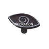 Retro Zinc Alloy 50mm Blue Painting Drawing Knob Kitchen Handle Cabinet Knob