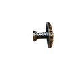 27mm Antique Brass Zinc Alloy Knob Handle for Drawer Cabinet Door Closet