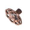 Fashion Zinc Alloy Flower Style Furniture Handle Cabinet Knob Wardrobe Knob